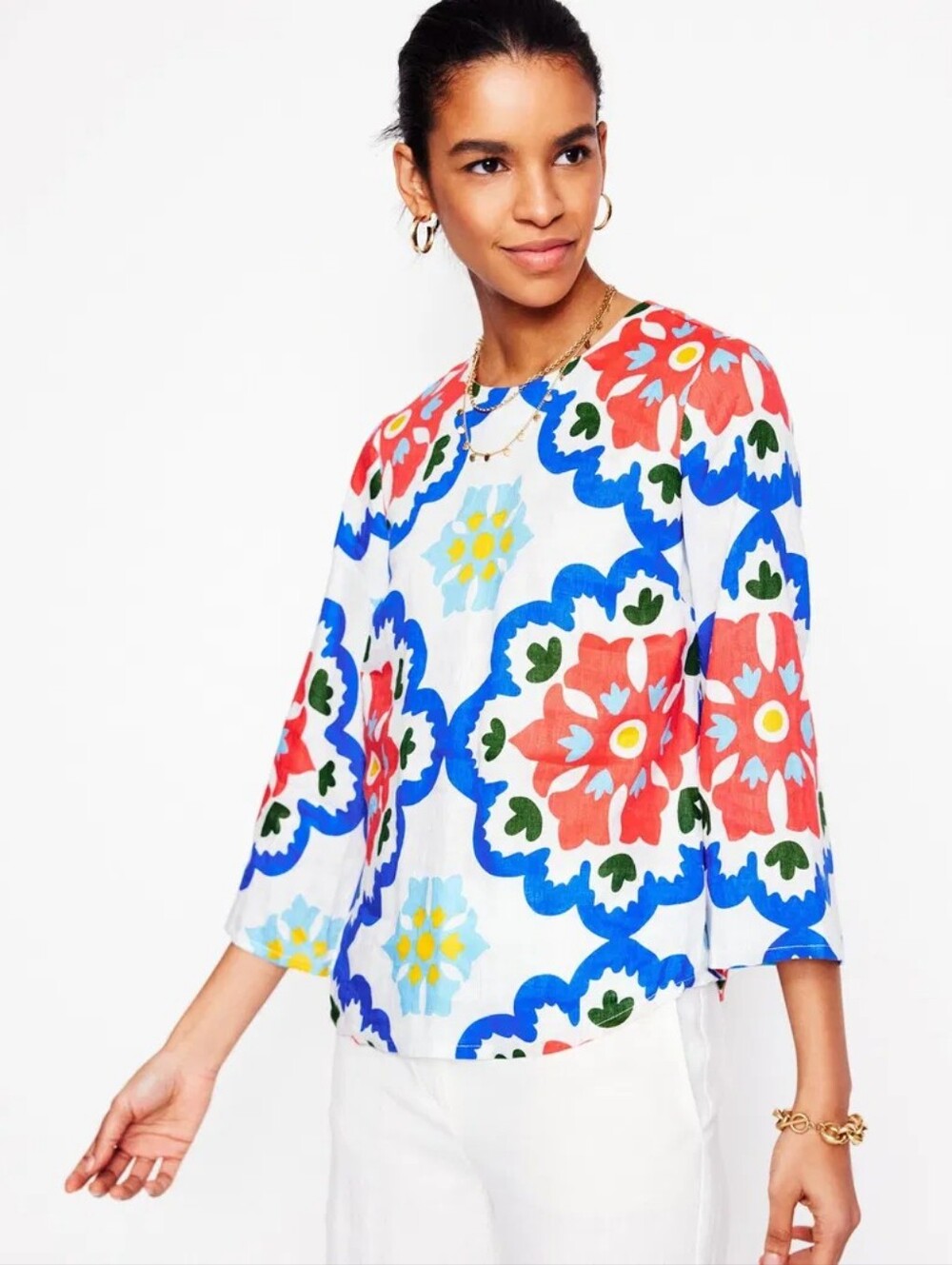 Boden | Womens Linen Top